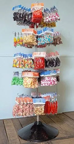 5 Tier Floor Spinner EMPTY Bag Candy Display Rack