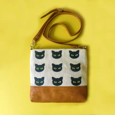 9 Lives Over Shoulder Bag