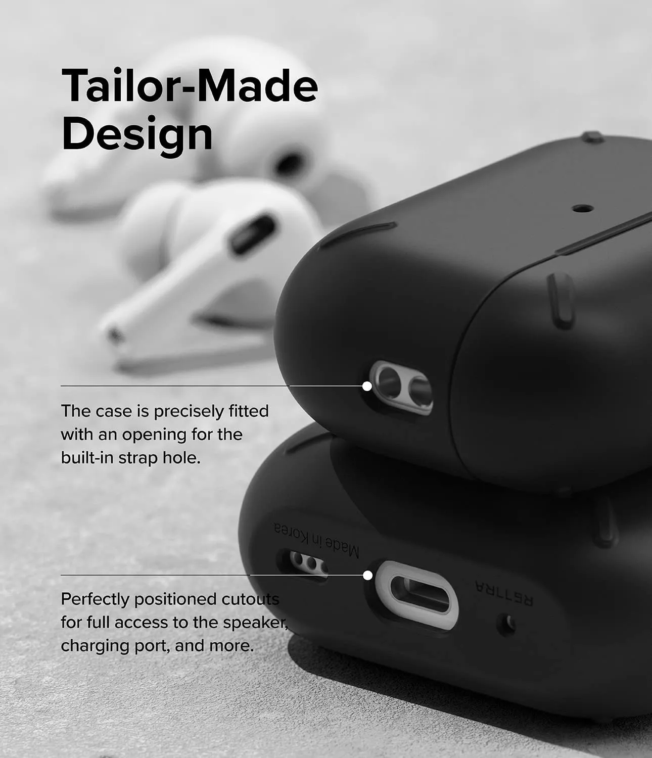 AirPods Pro 2 Case 2nd Generation (2022) Pouch | Layered Case - Black