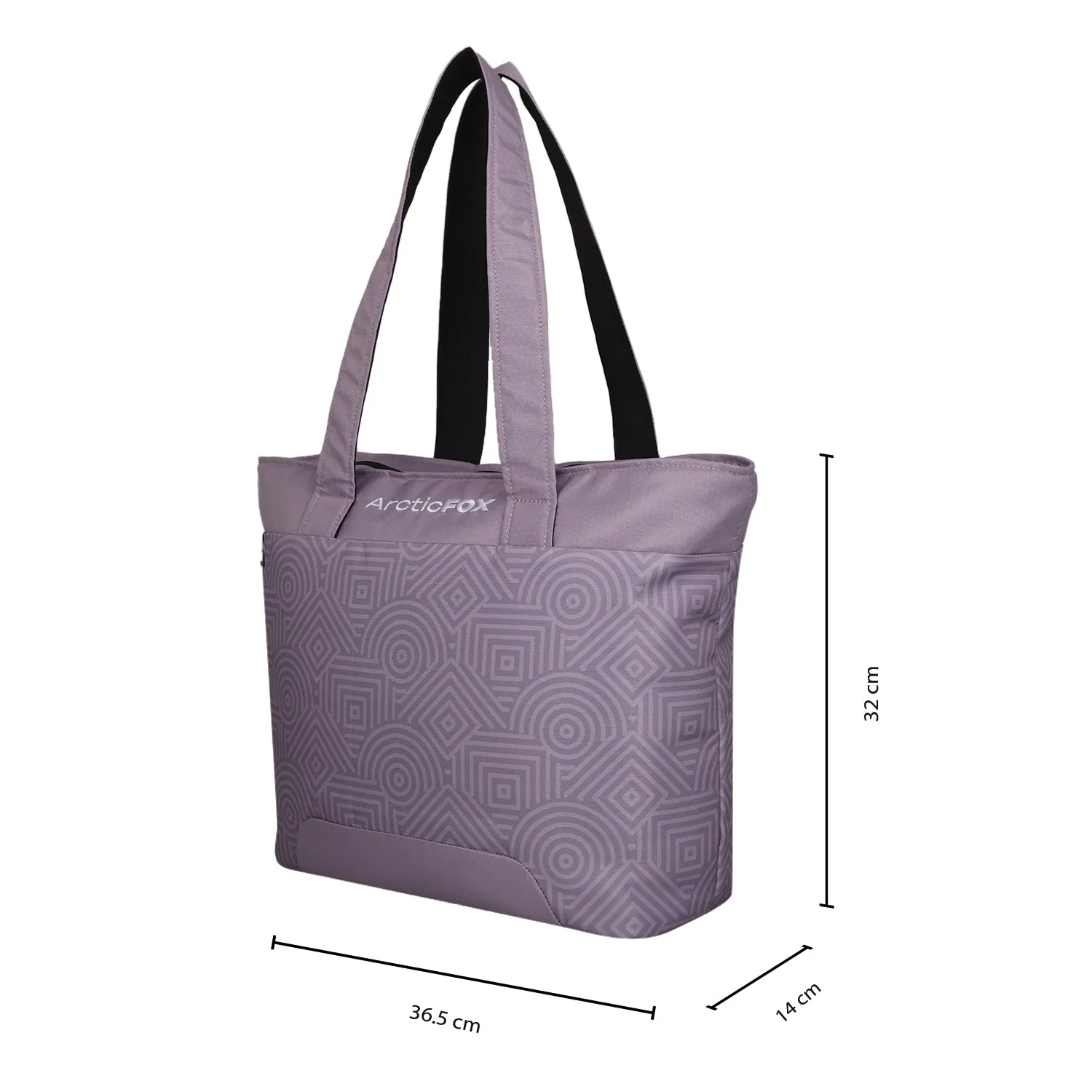 Arctic Fox Laptop Tote Bag Office Bag For Women  Lattice (Sea Fog)