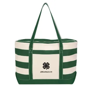 Arkansas Extension Green Canvas Tote