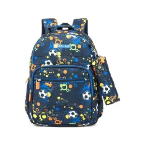 Atlas School Bag 16" Soccer Blue