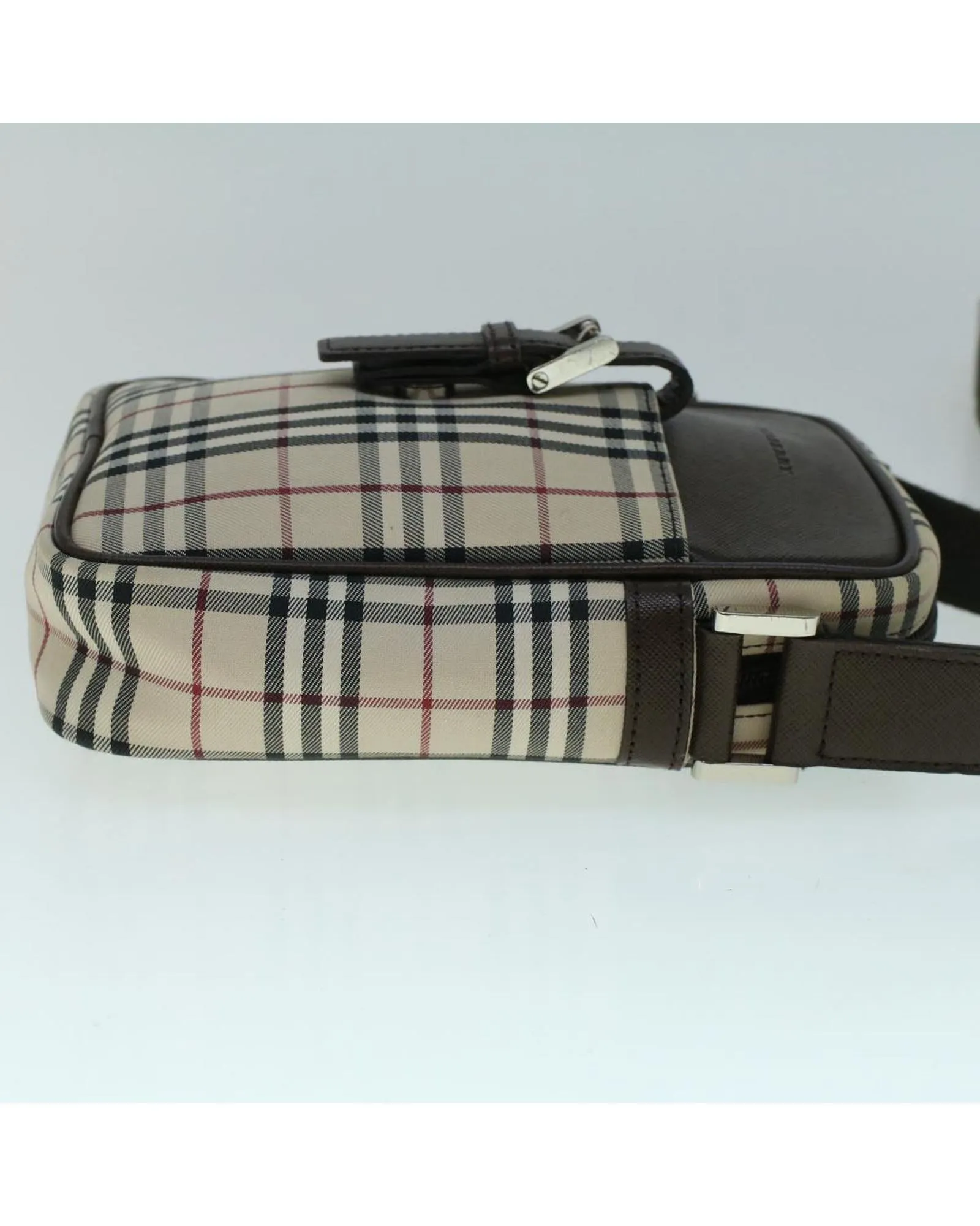 Authentic Burberry Nova Check Canvas Shoulder Bag - 56460