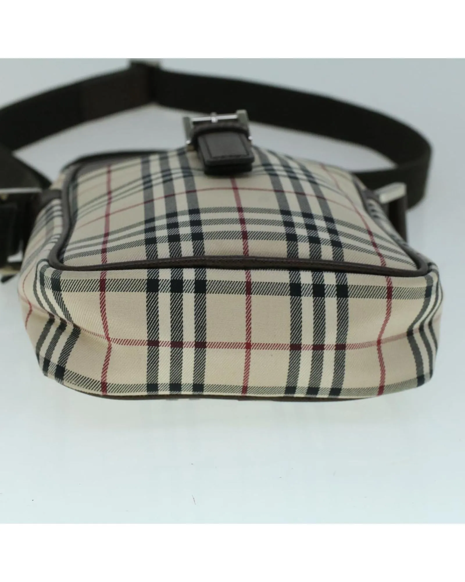 Authentic Burberry Nova Check Canvas Shoulder Bag - 56460