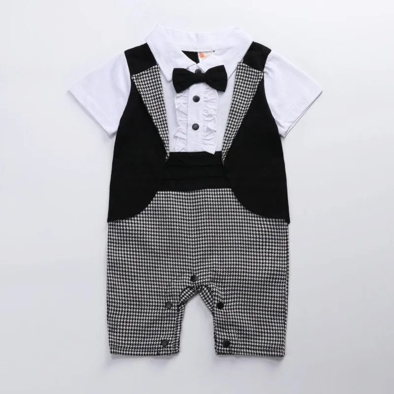 Baby/Toddler Boy's Party Cotton Jumpsuit