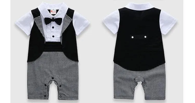 Baby/Toddler Boy's Party Cotton Jumpsuit