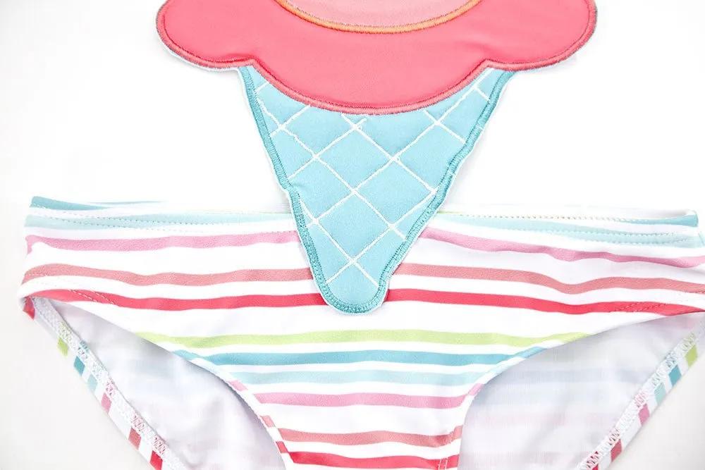 Baby/Toddler Girl's Ice Cream Design One-piece Swimsuit