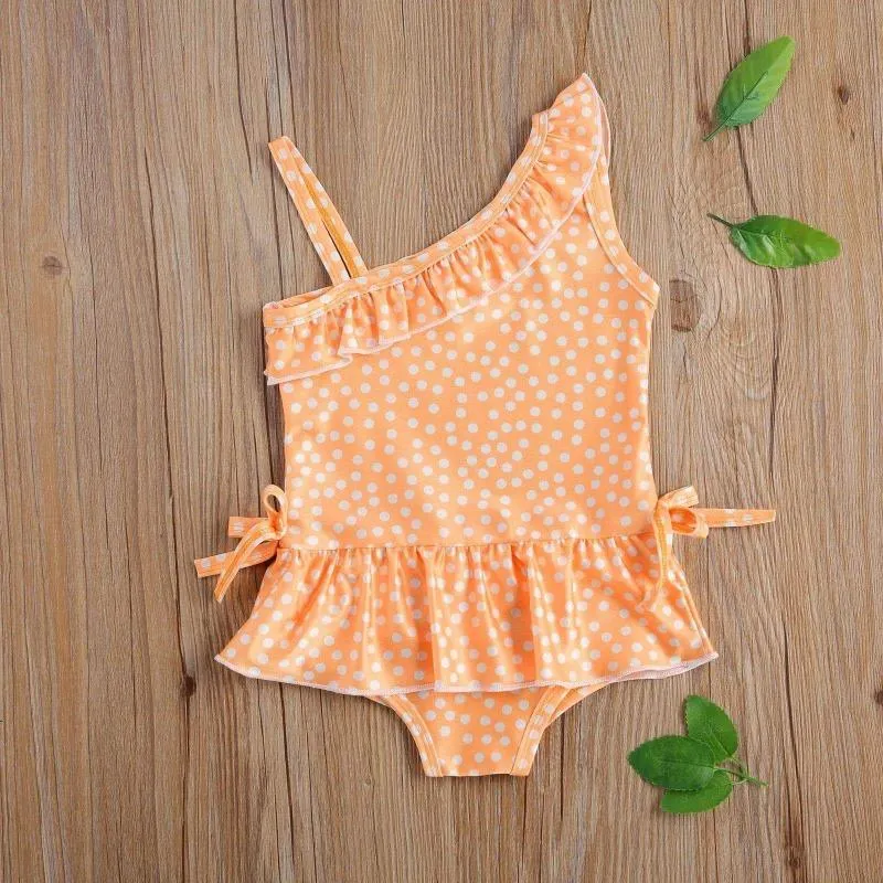 Baby/Toddler Girl's Polka Dots One-piece Swimsuit