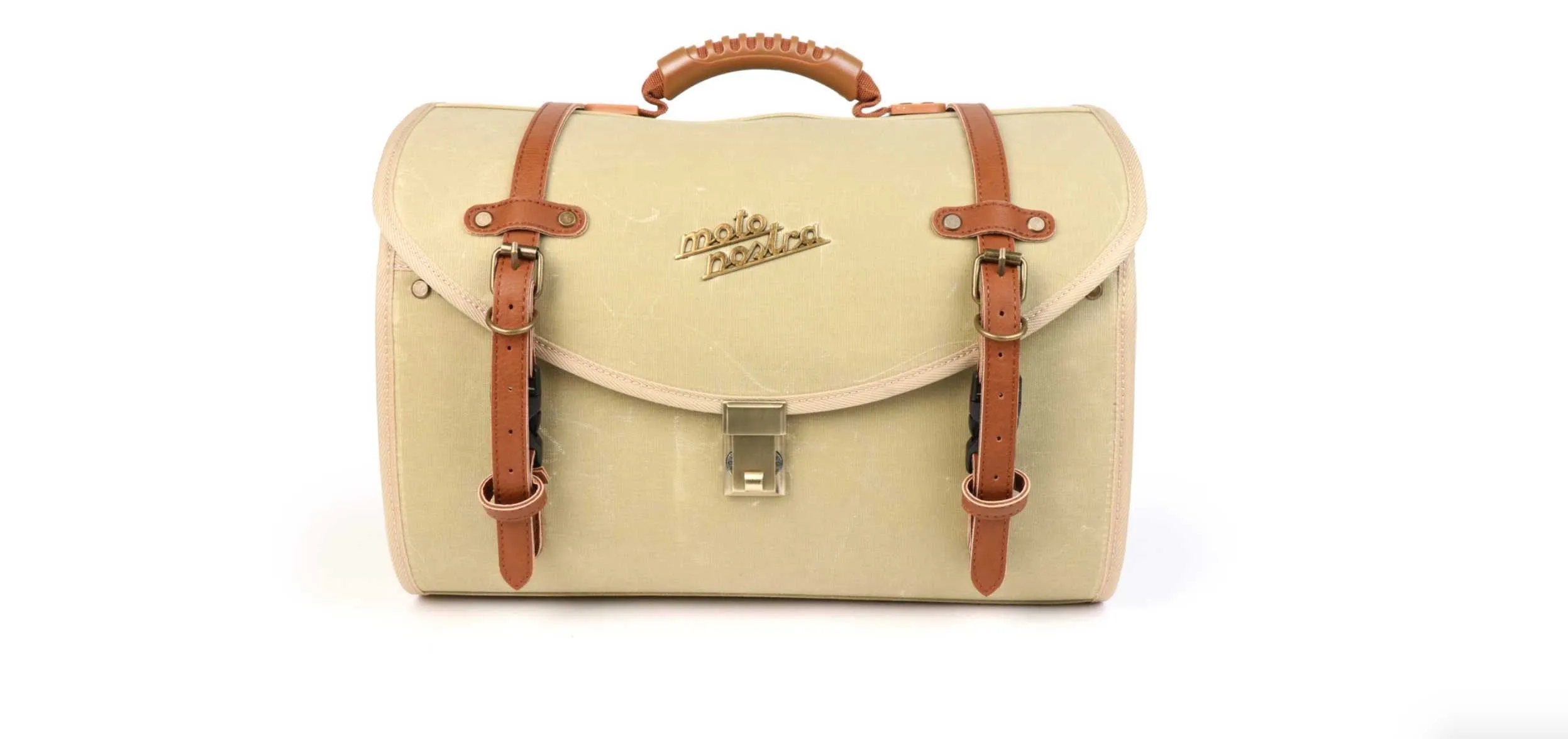 Bag/ Case Large for Carrier MOTO NOSTRA Beige | Vespa GTS/GTV/ LX/LXV/ ET4/S/ Sprint/ Primavera