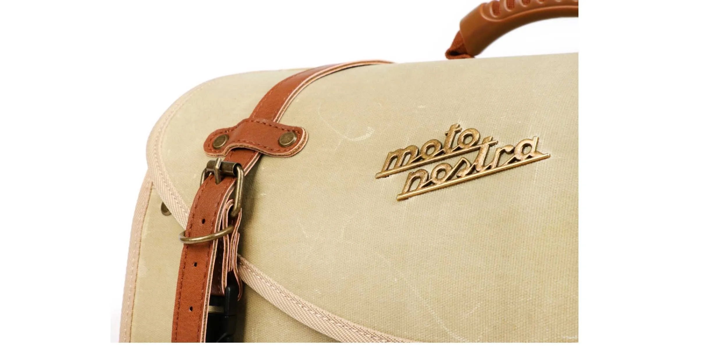 Bag/ Case Large for Carrier MOTO NOSTRA Beige | Vespa GTS/GTV/ LX/LXV/ ET4/S/ Sprint/ Primavera