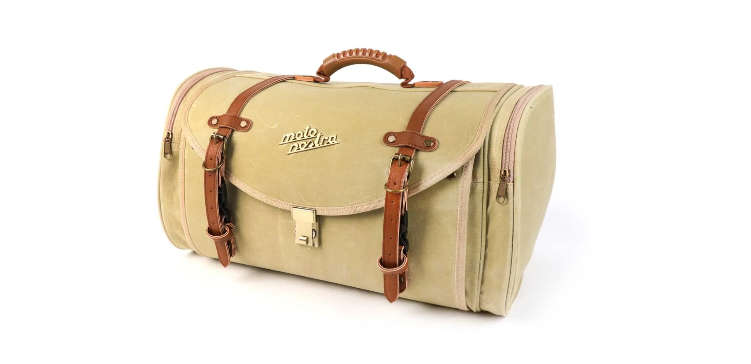 Bag/ Case Large for Carrier MOTO NOSTRA Beige | Vespa GTS/GTV/ LX/LXV/ ET4/S/ Sprint/ Primavera