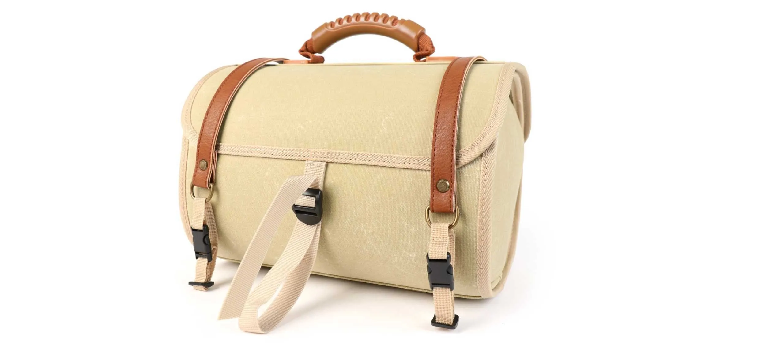 Bag/ Case Small for Carrier MOTO NOSTRA Beige | Vespa GTS/GTV/ LX/LXV/ ET4/S/ Sprint/ Primavera 125-300cc