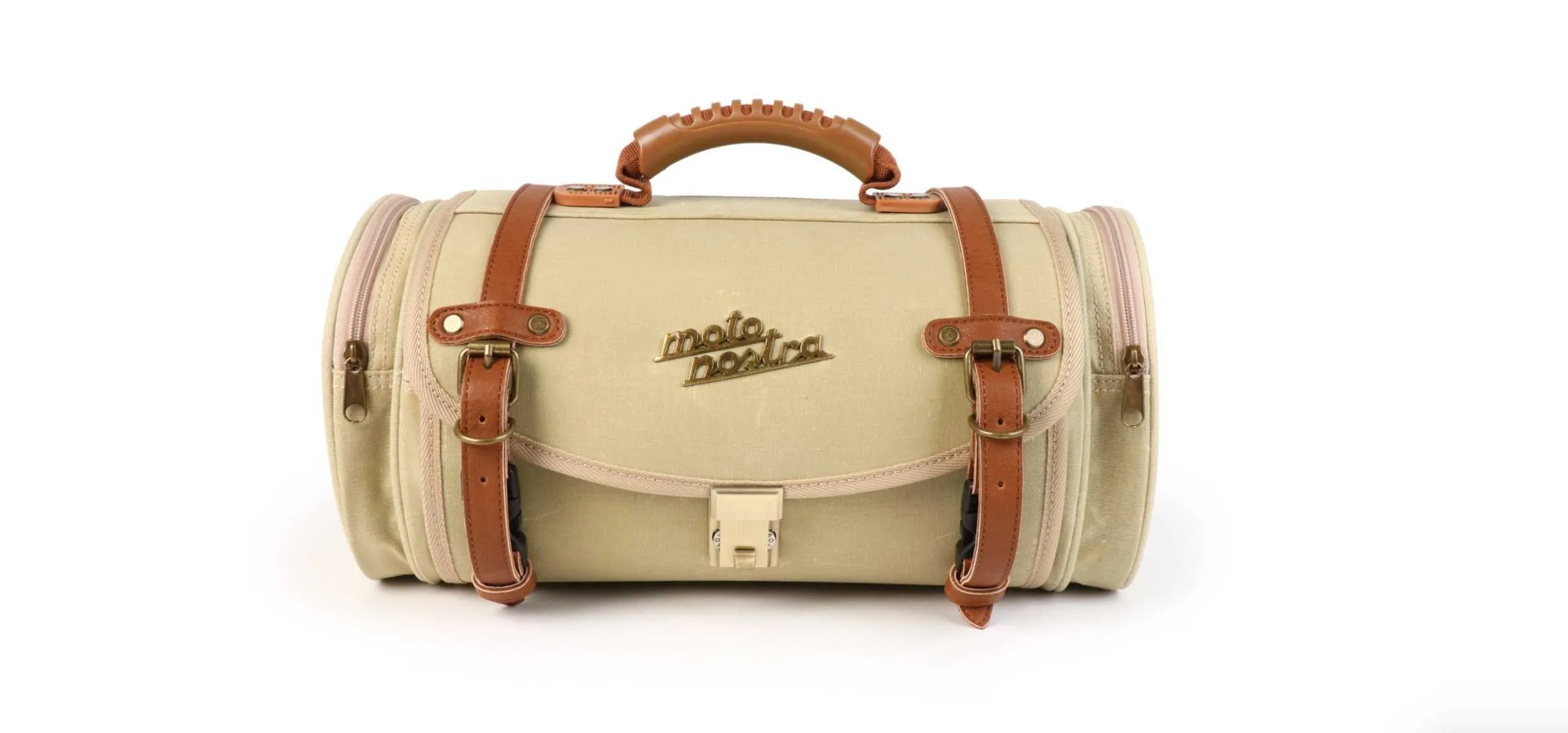 Bag/ Case Small for Carrier MOTO NOSTRA Beige | Vespa GTS/GTV/ LX/LXV/ ET4/S/ Sprint/ Primavera 125-300cc