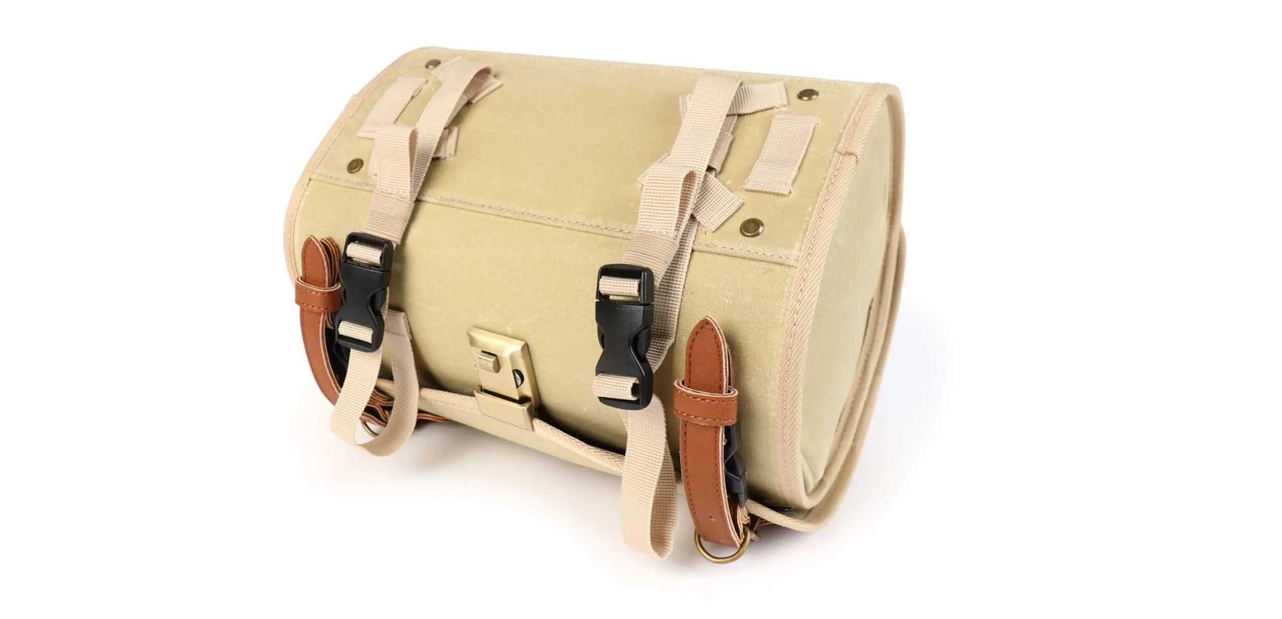 Bag/ Case Small for Carrier MOTO NOSTRA Beige | Vespa GTS/GTV/ LX/LXV/ ET4/S/ Sprint/ Primavera 125-300cc