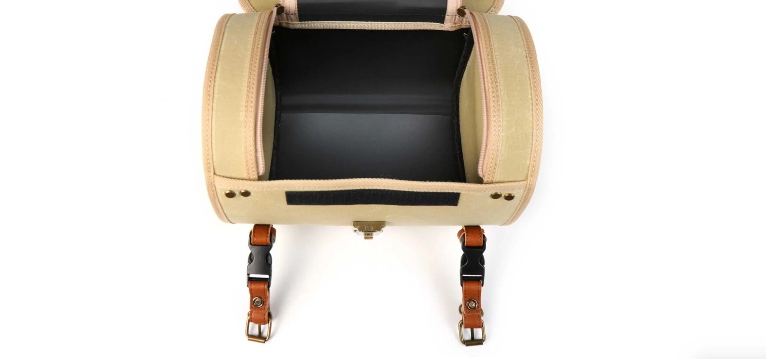 Bag/ Case Small for Carrier MOTO NOSTRA Beige | Vespa GTS/GTV/ LX/LXV/ ET4/S/ Sprint/ Primavera 125-300cc