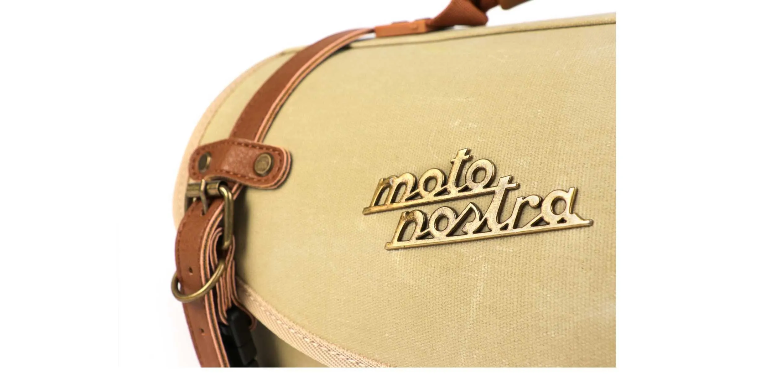 Bag/ Case Small for Carrier MOTO NOSTRA Beige | Vespa GTS/GTV/ LX/LXV/ ET4/S/ Sprint/ Primavera 125-300cc