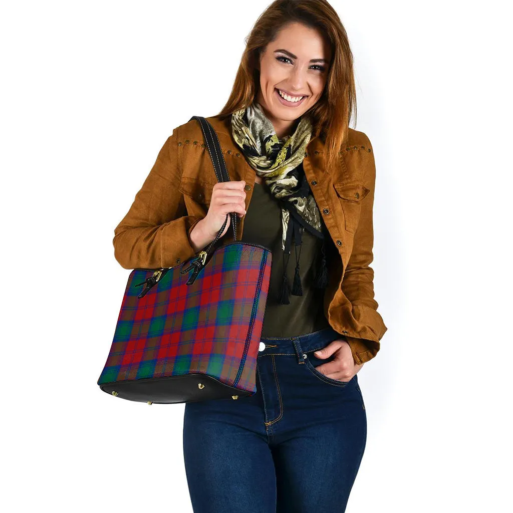 Byres (Byses) Tartan Leather Tote Bag