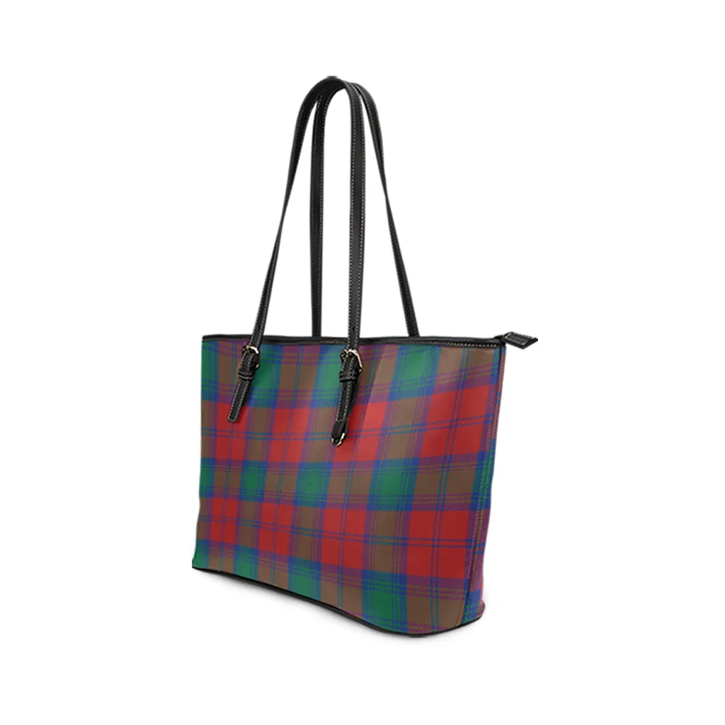 Byres (Byses) Tartan Leather Tote Bag