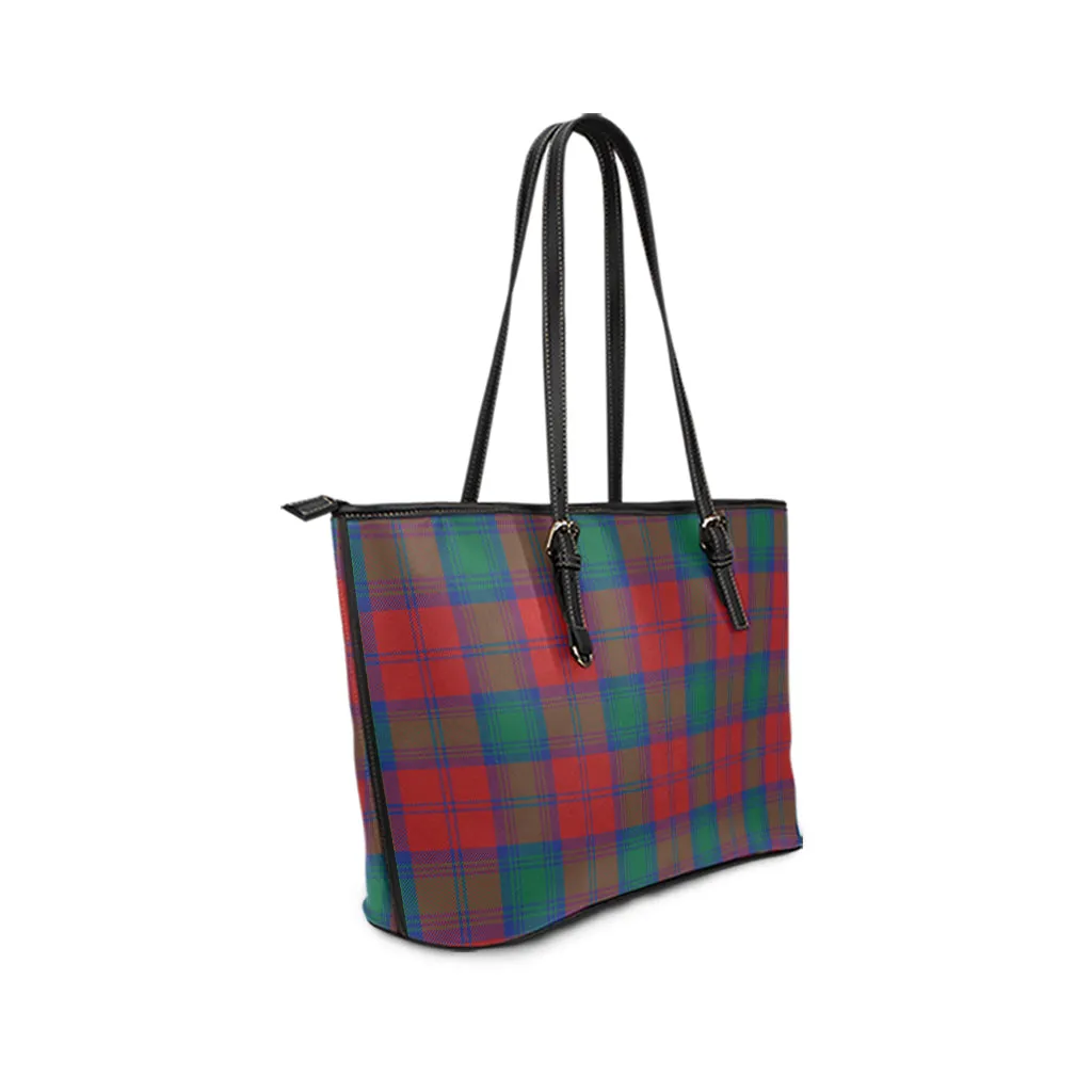 Byres (Byses) Tartan Leather Tote Bag