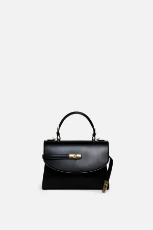 Classic New Yorker Bag in Astoria Noir Black - Gold Hardware - WAITLIST