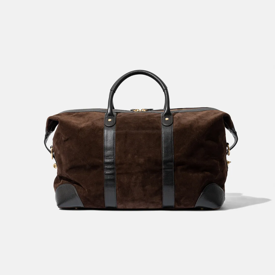 Classic Weekend Bag - Suede Brown by Baron