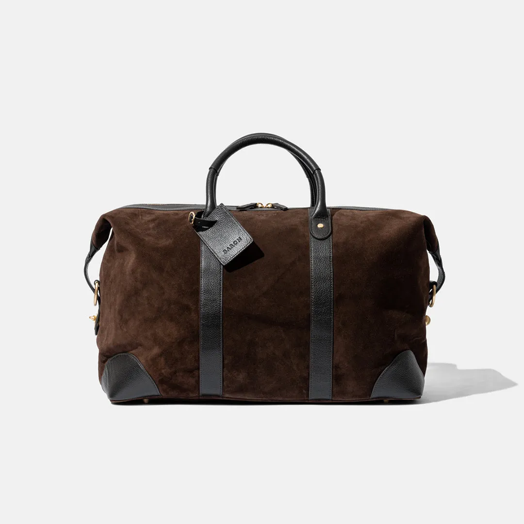 Classic Weekend Bag - Suede Brown by Baron