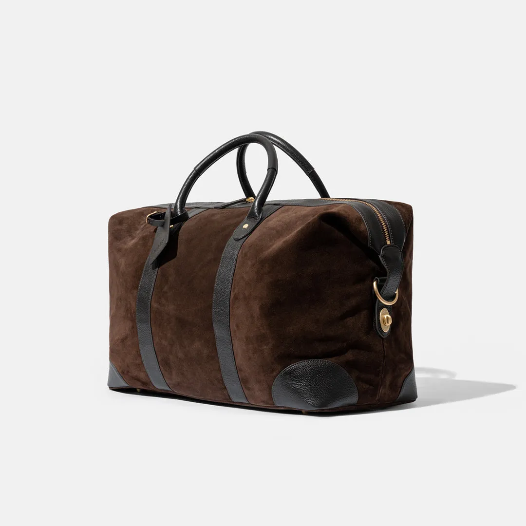 Classic Weekend Bag - Suede Brown by Baron