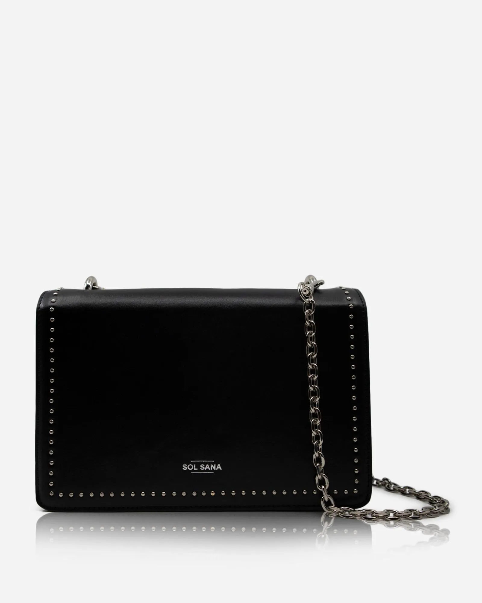 Flap Bag Black/Silver