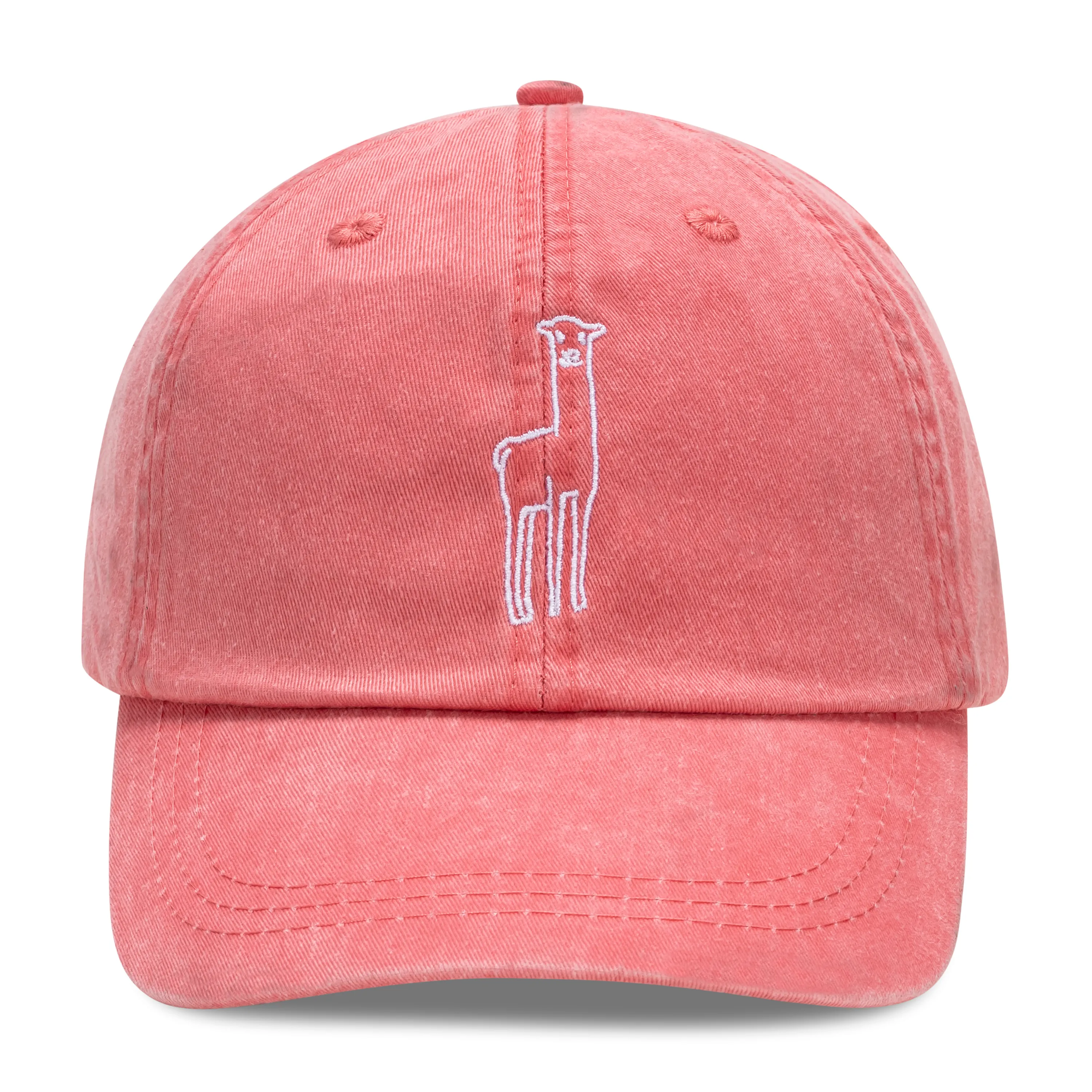 Fluff Alpaca Embroidered Baseball Hats