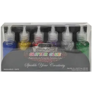 Glitter Glue Classic Color 6/Pack 20ml