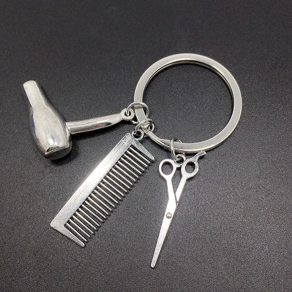 Hairdresser Stylist Trendy Hairstylist Keychain