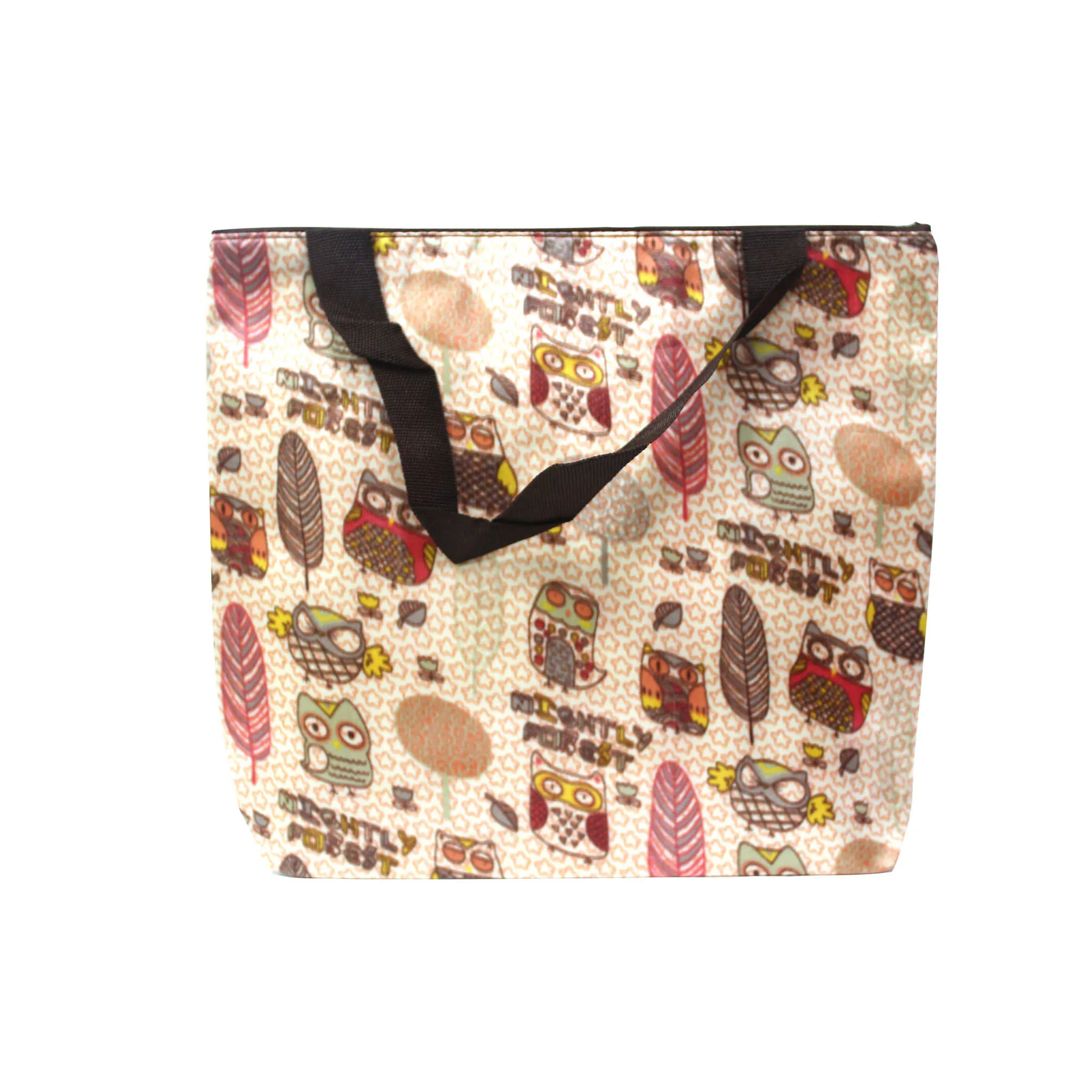 Imported Durable Canvas Printed multi propose Bag with handles for girls and ladies, Theme Jungle, Size Large