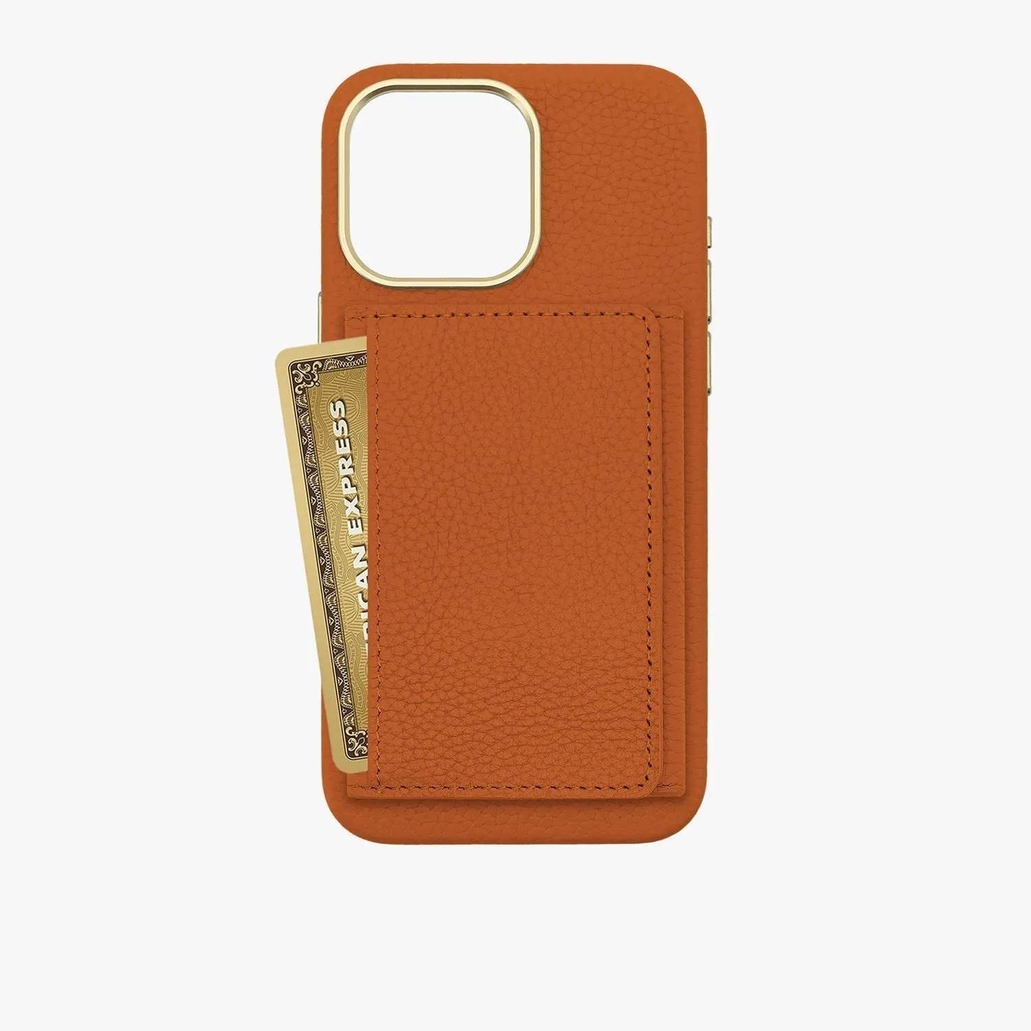 iPhone 13 Leather Case with MagSafe Trifold Wallet Set