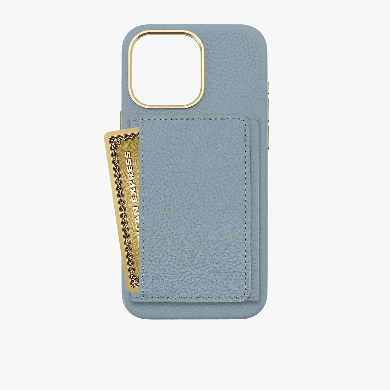 iPhone 13 Leather Case with MagSafe Trifold Wallet Set