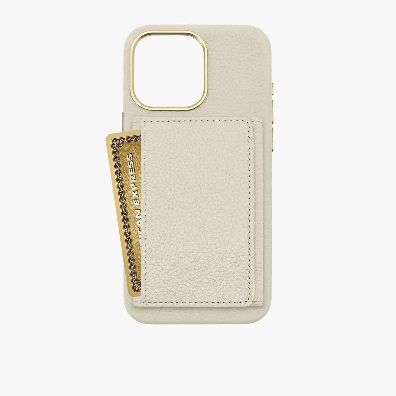 iPhone 14 Leather Case with MagSafe Trifold Wallet Set