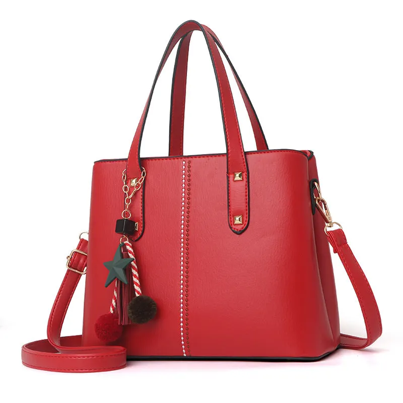 Large capacity Leather handbags Crossbody