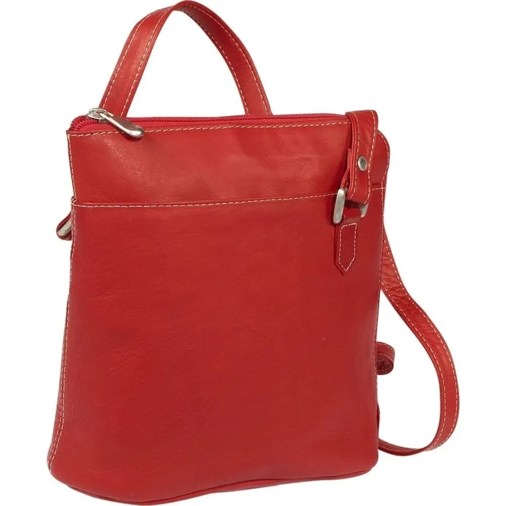 Le Donne Leather L-Zip Crossbody Shoulder Bag