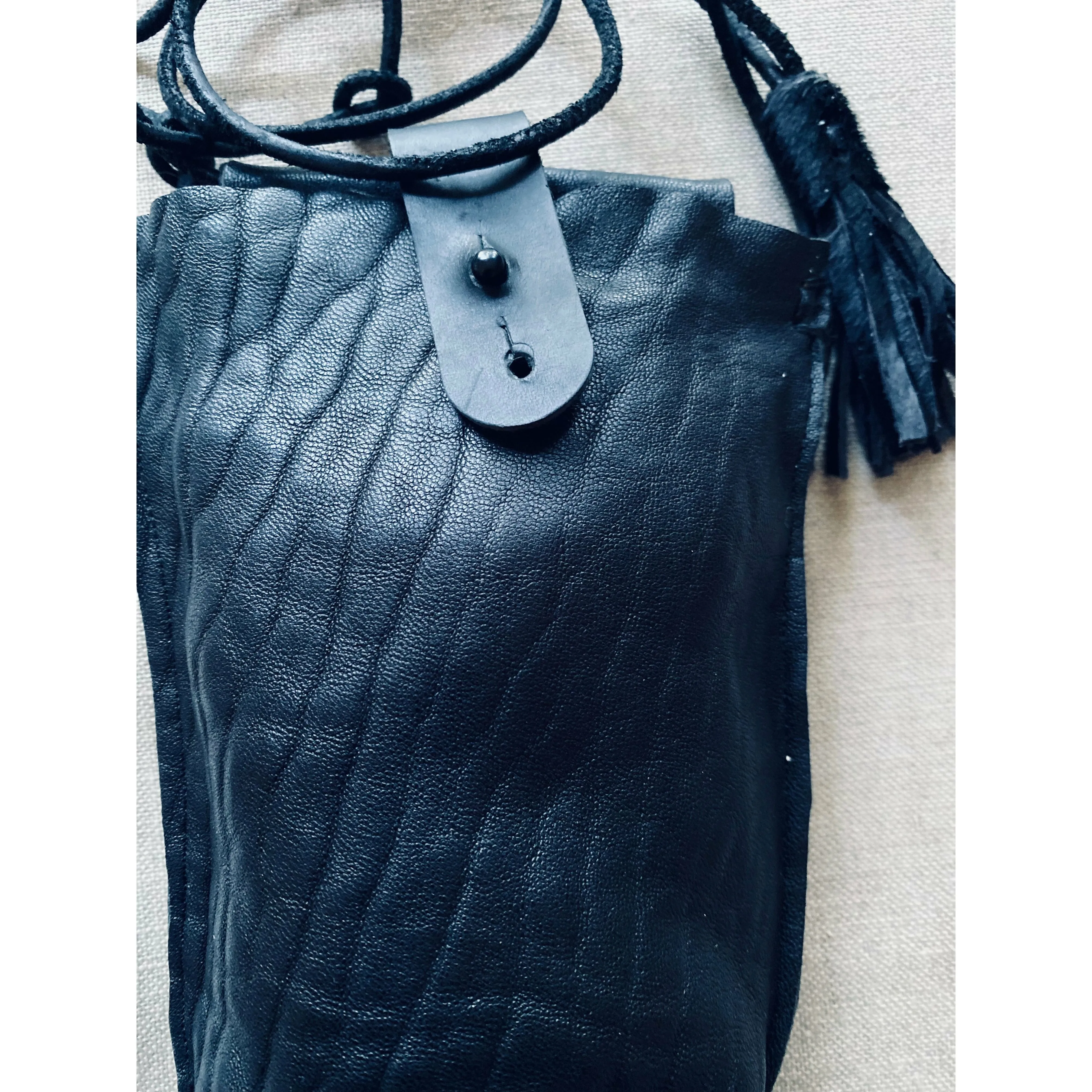 `Leather Phone Bag