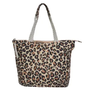 Leo Medium Printed Canvas Bag