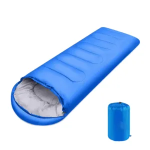 Lightweight Waterproof Portable Sleeping Bag for Cold Weather Camping Blue