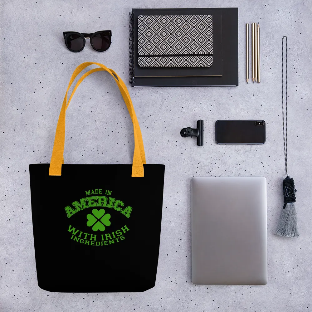 Made in America With Irish Ingredients Tote bag