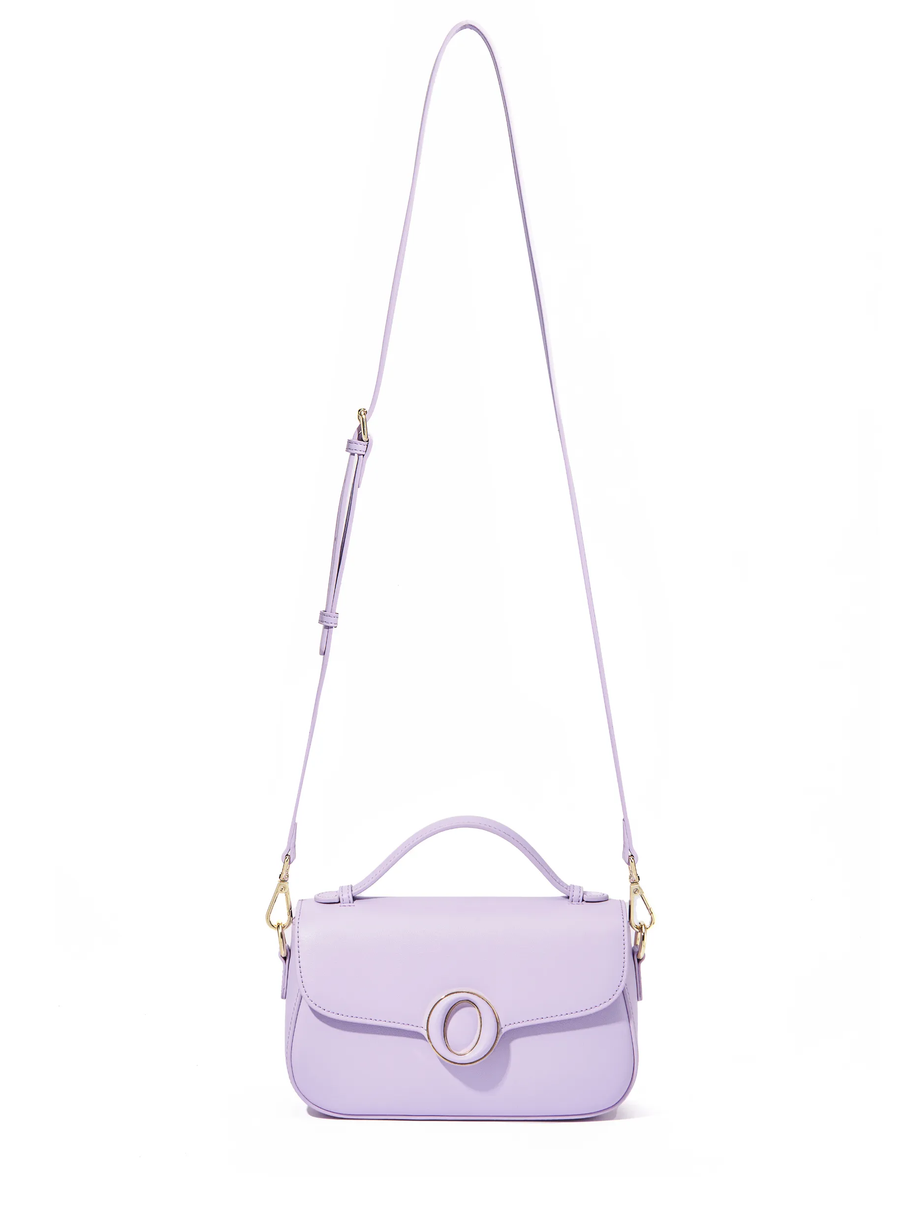 Makoto Leather Bag, Purple