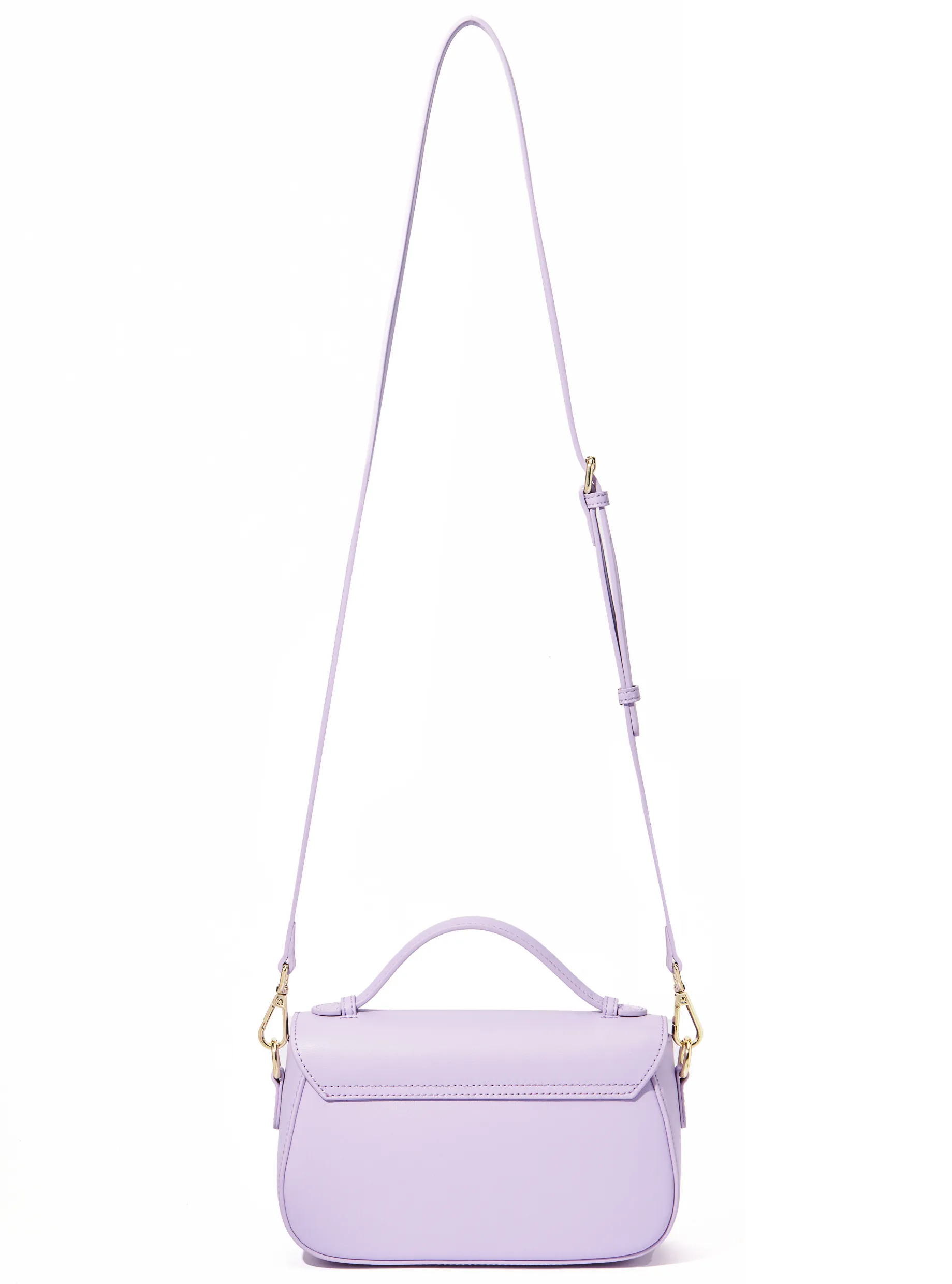 Makoto Leather Bag, Purple