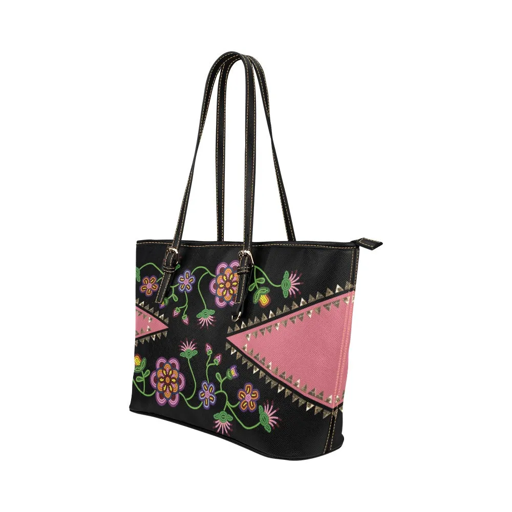 Metis Black Leather Tote