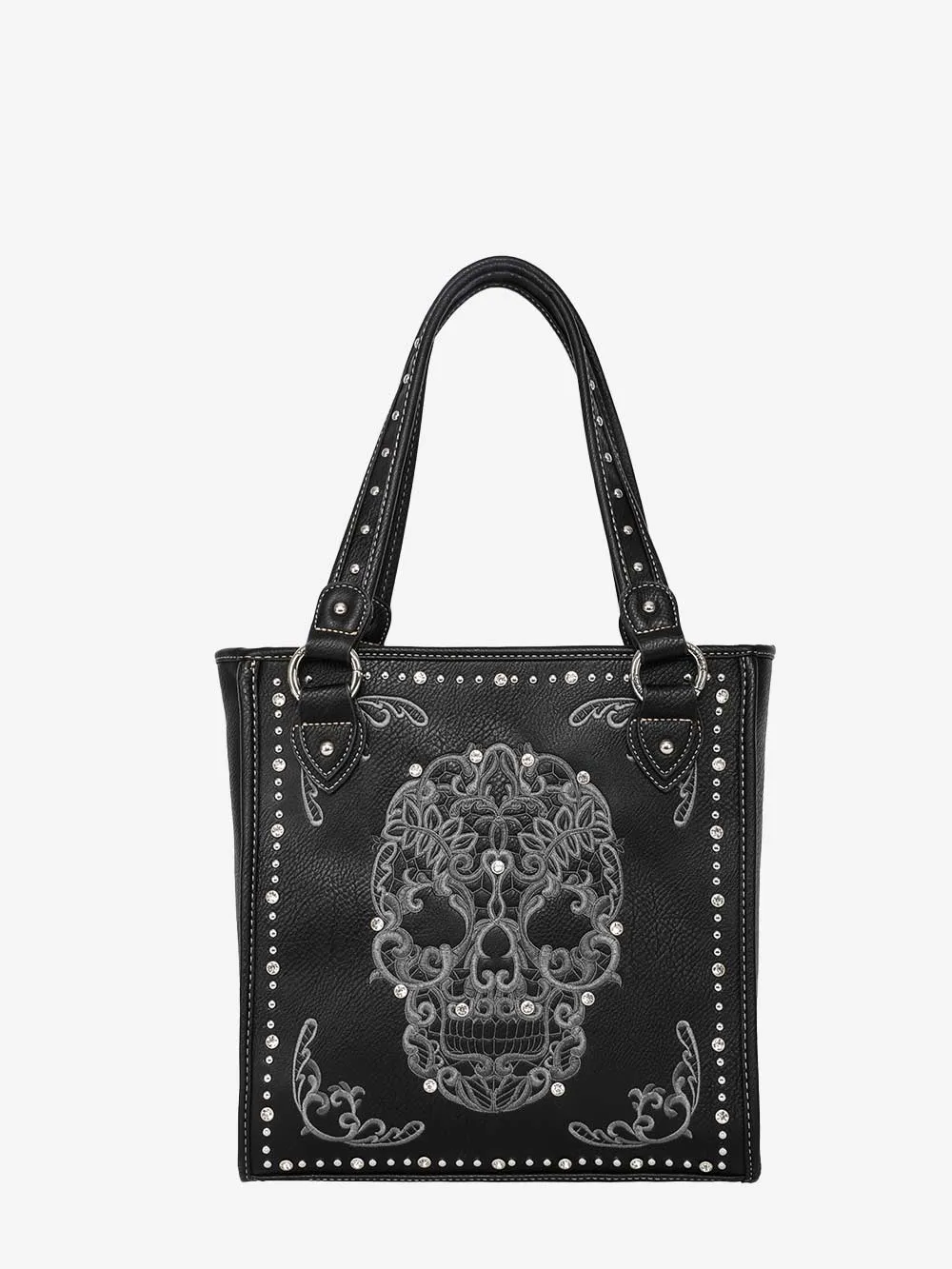 Montana West Sugar Skull Concealed Carry Tote Set