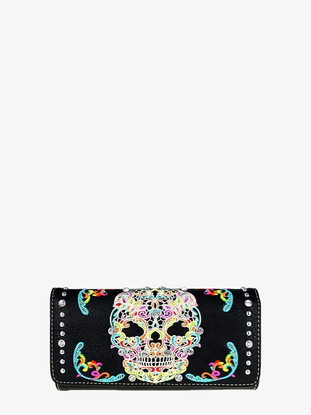 Montana West Sugar Skull Concealed Carry Tote Set