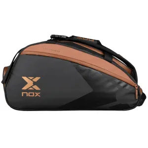 Nox LUXURY OPEN SERIES PADEL BAG BLACK/BROWN