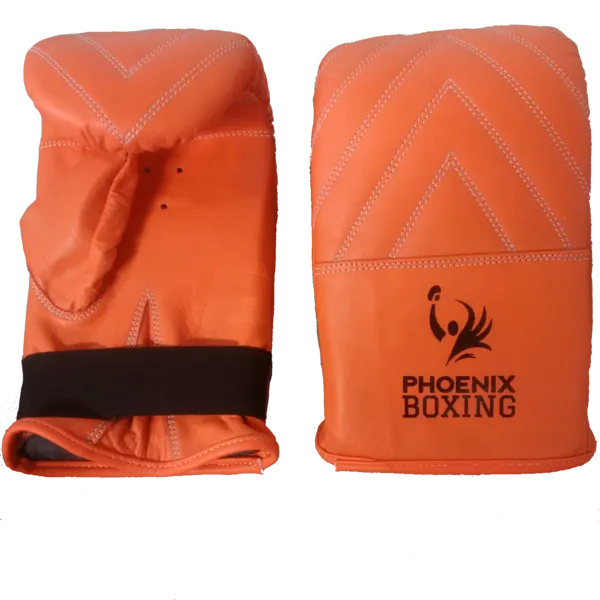 Orange PHOENIX BOXING BAG MITTS