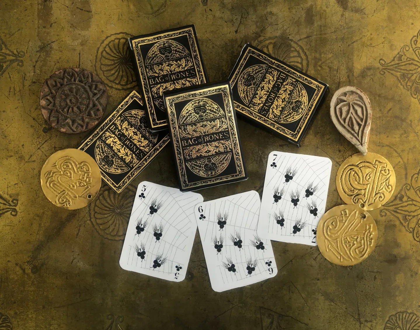 Playing Cards - Bag of Bones - Premium Gold Edition