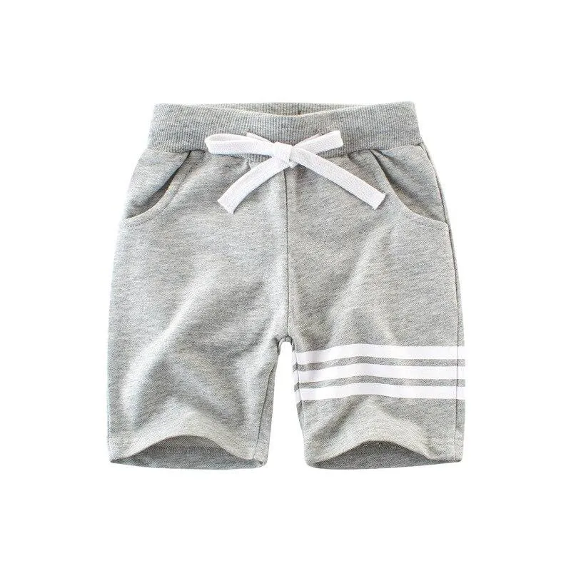 Premium Soft Cotton Summer Kid's Shorts with Three Stripes